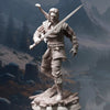 3D printed Old Master Bloodhunter model by Last Hope Miniatures from DM Stash, featuring detailed medieval warrior design.