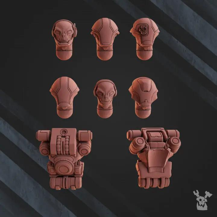 3D printed Operations Team x6 model by Last Hope Miniatures, detailed military figures for tabletop gaming.