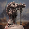 3D printed Orc War Chief model by Last Hope Miniatures, detailed orc figure with armor and weaponry, designed for tabletop gaming.