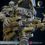 3D printed Ork Warboss Jarriz "The Beast" model by Last Hope Miniatures, detailed orc warrior with armor and weaponry.