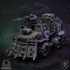 3D printed Ork Wartruck model by Eightlegs Miniatures, detailed miniatures vehicle with rugged, war-torn design from Last Hope Miniatures