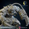 3D printed Ork Weapon Waagh model by Meshbrain Labs Miniatures, detailed miniature for tabletop gaming by Last Hope Miniatures
