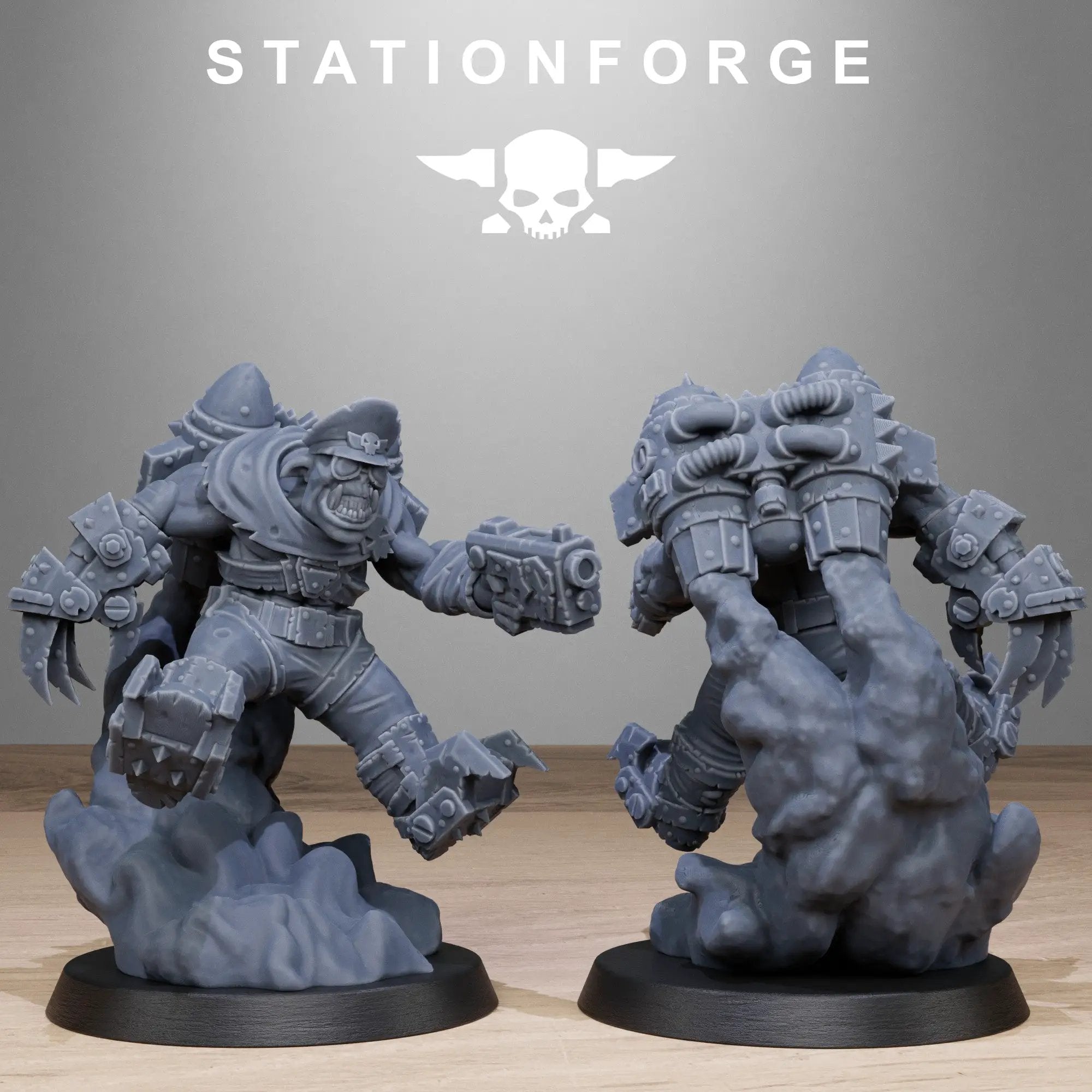 3D printed Orkaz Flyers model by Last Hope Miniatures, featuring detailed miniature aircraft with intricate design elements.