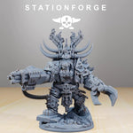 3D printed Orkaz Grand Nutta model by Last Hope Miniatures, featuring detailed design and intricate textures from StationForge Miniatures.
