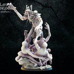 3D printed Ozul Ghul King model by Lost Kingdom Miniatures, detailed fantasy figure from Last Hope Miniatures.
