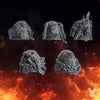 3D printed Pactum Aeternum Shoulders x10 model by Last Hope Miniatures, detailed fantasy armor parts from DakkaDakka.