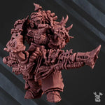 3D printed Pandemic Warrior model by Last Hope Miniatures for DakkaDakka Miniatures, featuring detailed zombie combat figure.