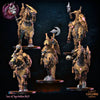 3D printed Perversion Knights x5 model by Lost Kingdom Miniatures, detailed fantasy miniatures from Last Hope Miniatures.