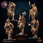 3D printed Perversion Knights x5 model by Lost Kingdom Miniatures, detailed fantasy miniatures from Last Hope Miniatures.