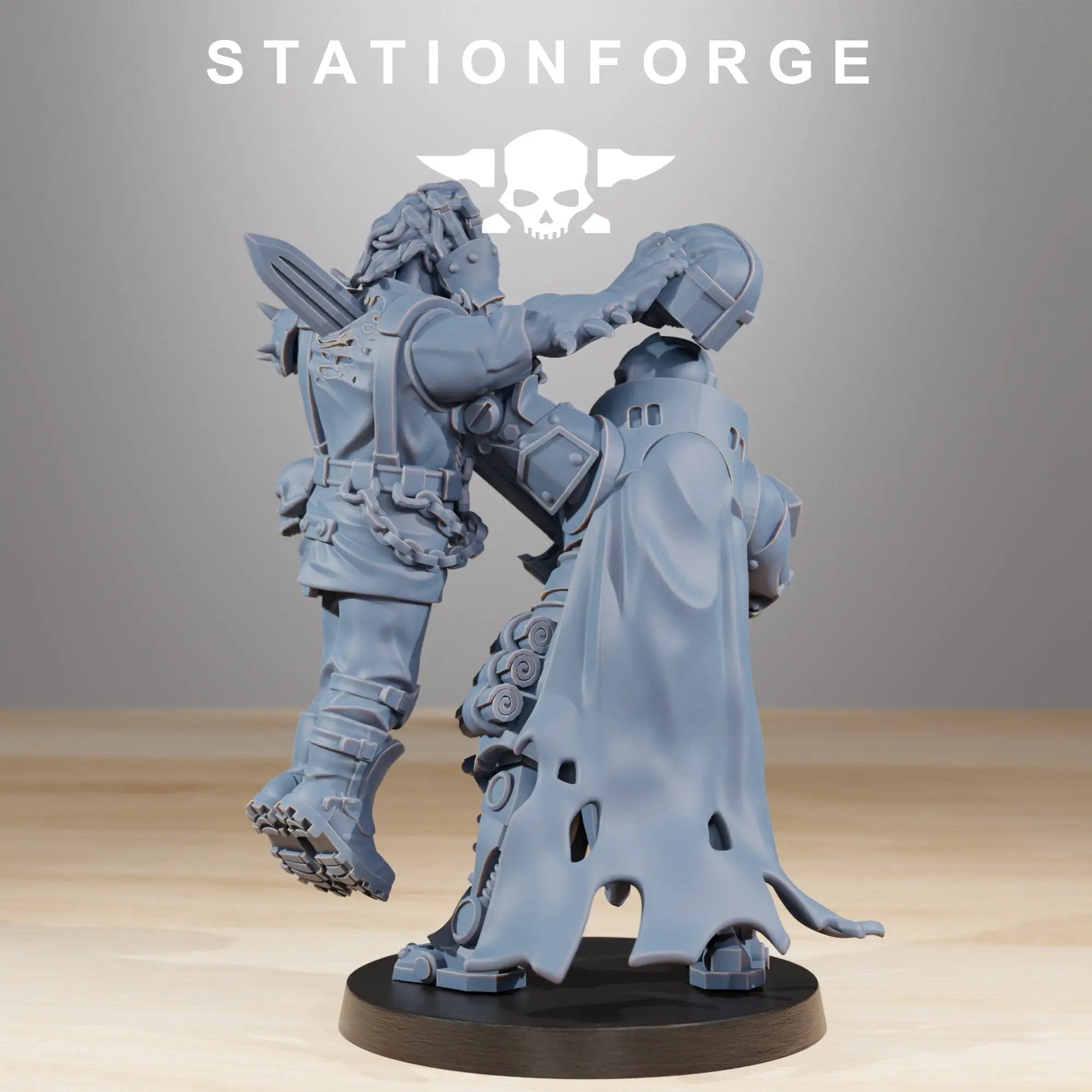 3D printed Pythoncius Exterminator model by Last Hope Miniatures, detailed sci-fi miniature from StationForge Miniatures collection.