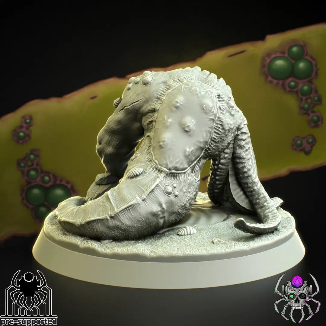 3D printed Plague Abominations model by Last Hope Miniatures, featuring detailed grotesque creature with toxic, diseased appearance.