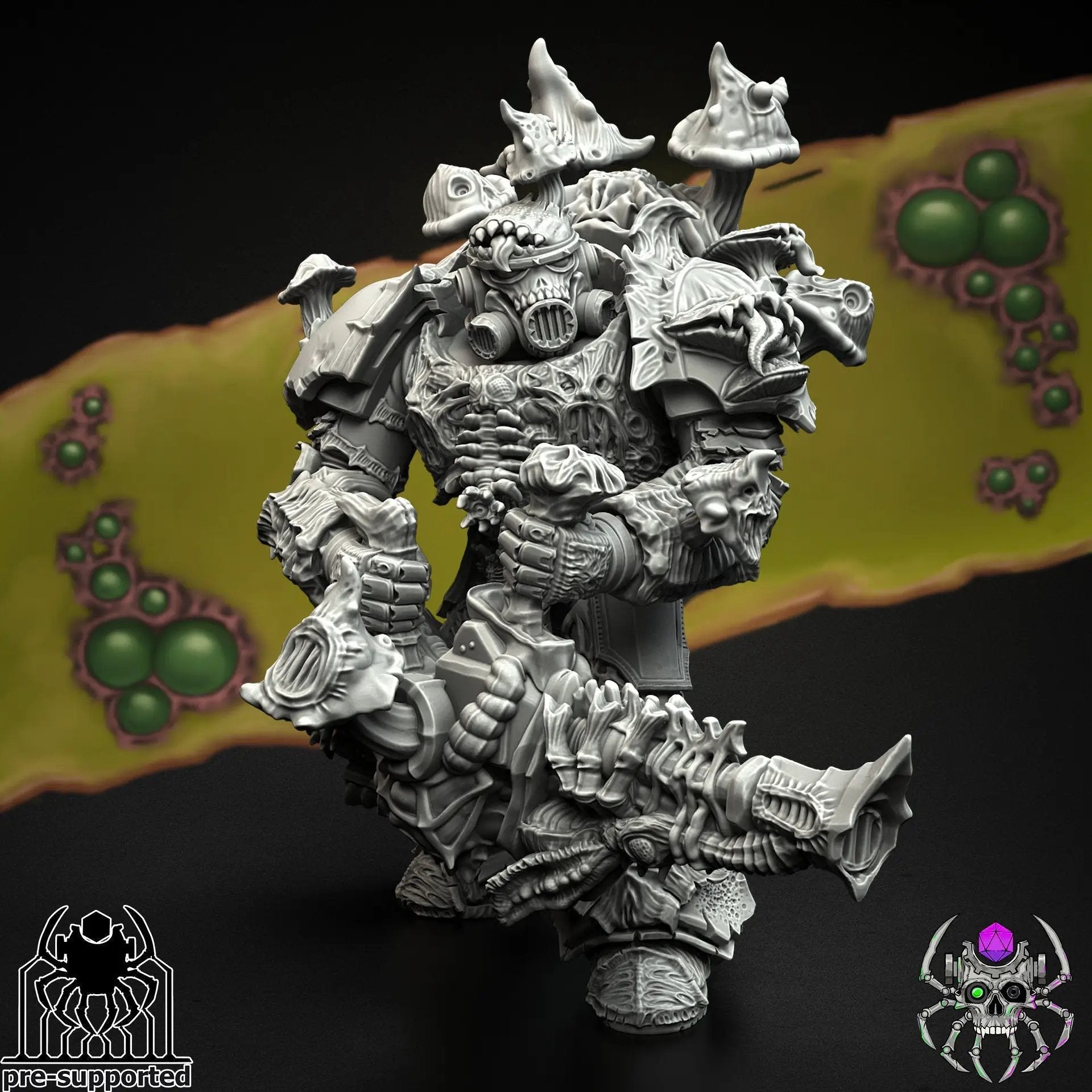 3D printed Plague Bringer Battle Squad model by Last Hope Miniatures, featuring detailed miniatures for tabletop gaming.