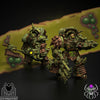 3D printed Plague Bringers model in heavy armor by Last Hope Miniatures, featuring detailed armor and menacing stance.