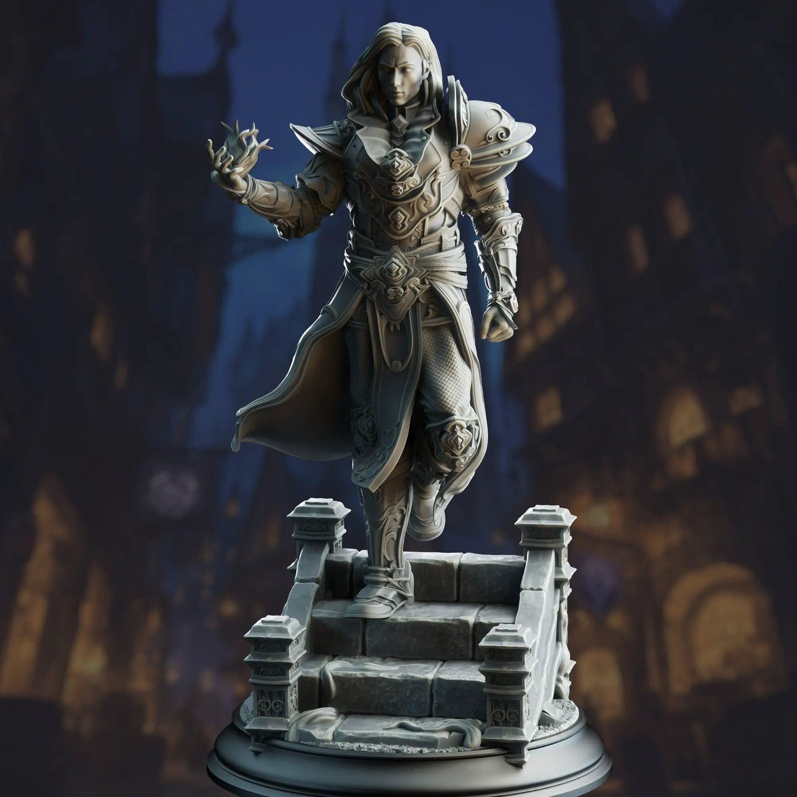 3D printed Psionic Master model by Last Hope Miniatures, featuring intricate details and dynamic pose, from DM Stash collection.