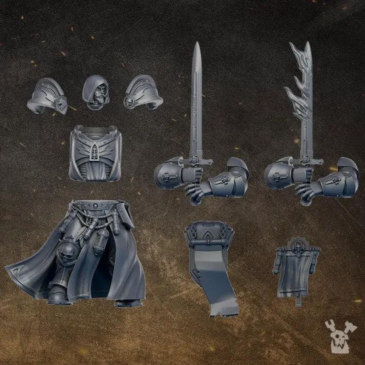 3D printed Psy Mage model by Last Hope Miniatures, featuring intricate details for tabletop gaming or display.