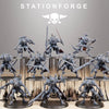 3D printed Raticus Curdsters x10 model by Last Hope Miniatures, detailed miniature figures for tabletop gaming.
