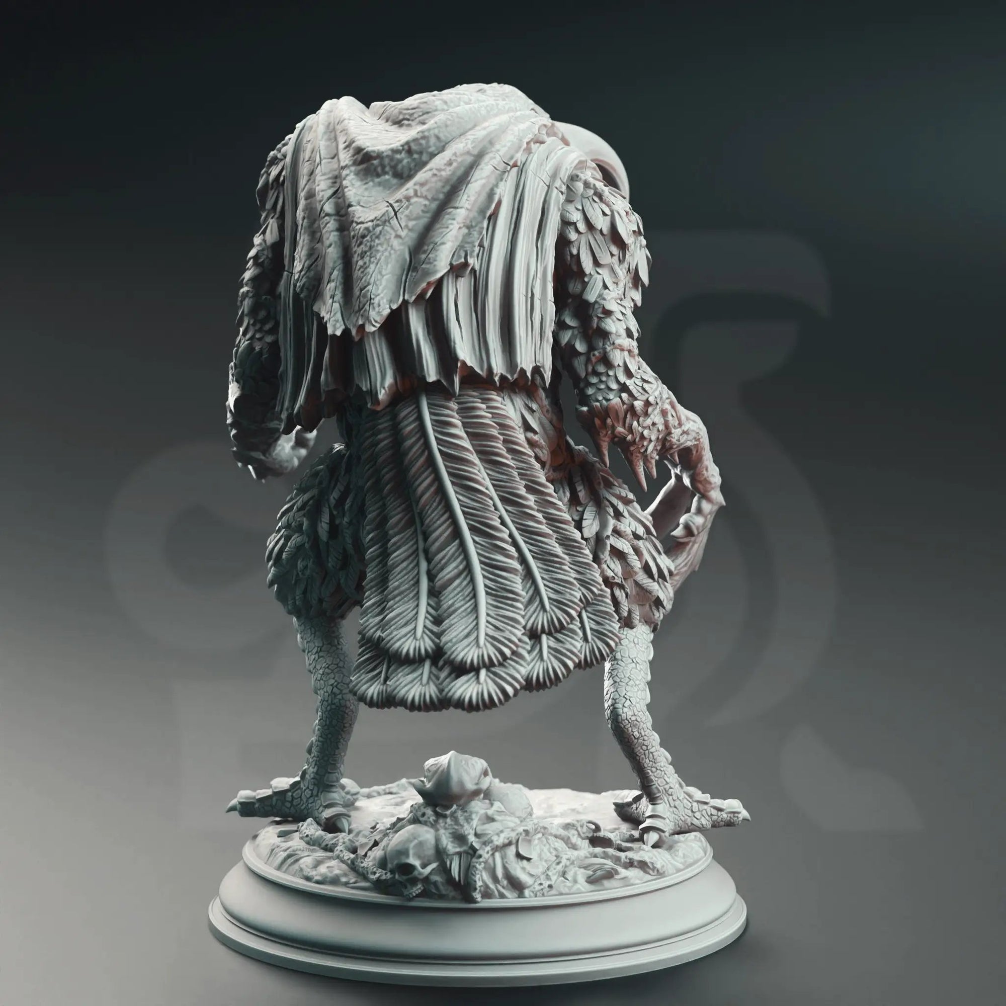 3D printed ravenous crows model by Last Hope Miniatures, featuring detailed crow sculptures for tabletop gaming or display.