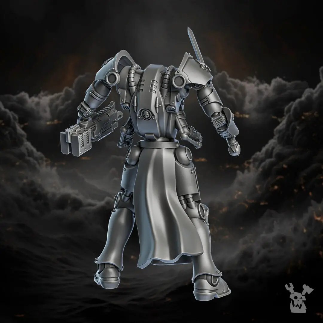 3D printed Repentance Exosuits model by Last Hope Miniatures, featuring detailed armor and futuristic design from DakkaDakka Miniatures.