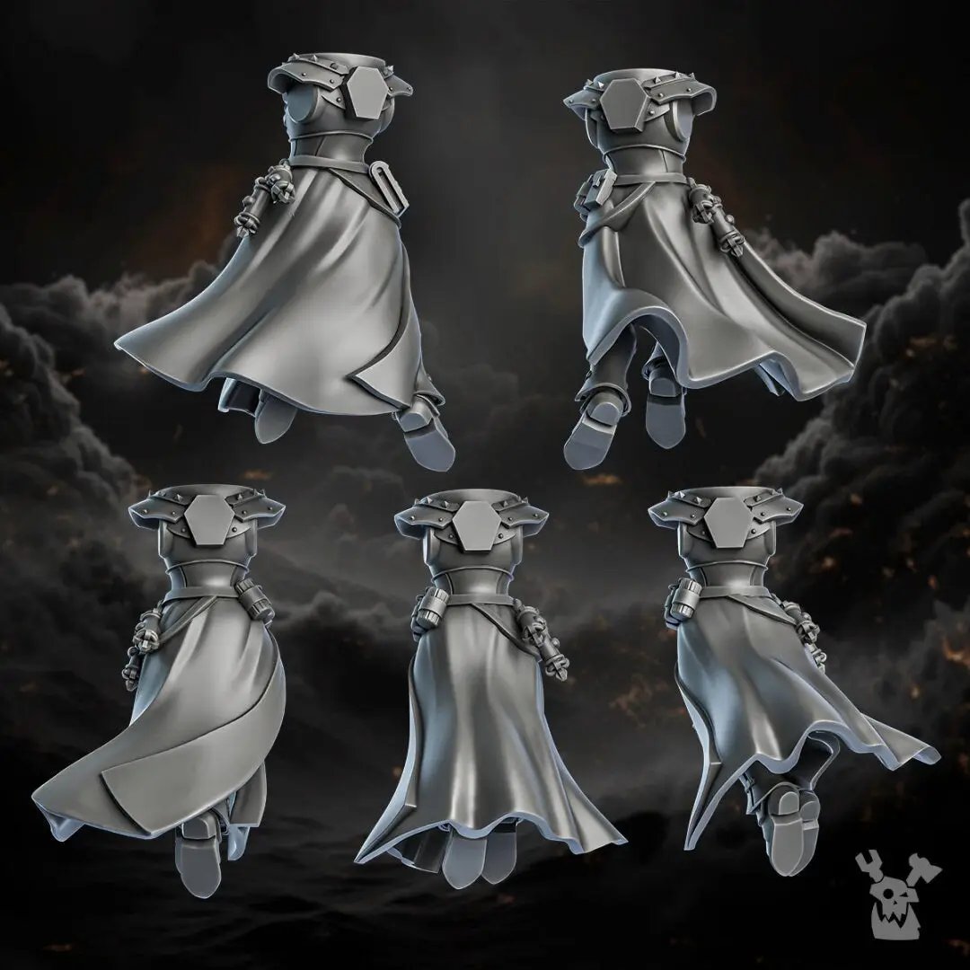 3d printed Retribution Angels model kit by Last Hope Miniatures, featuring detailed angelic figures for tabletop gaming.