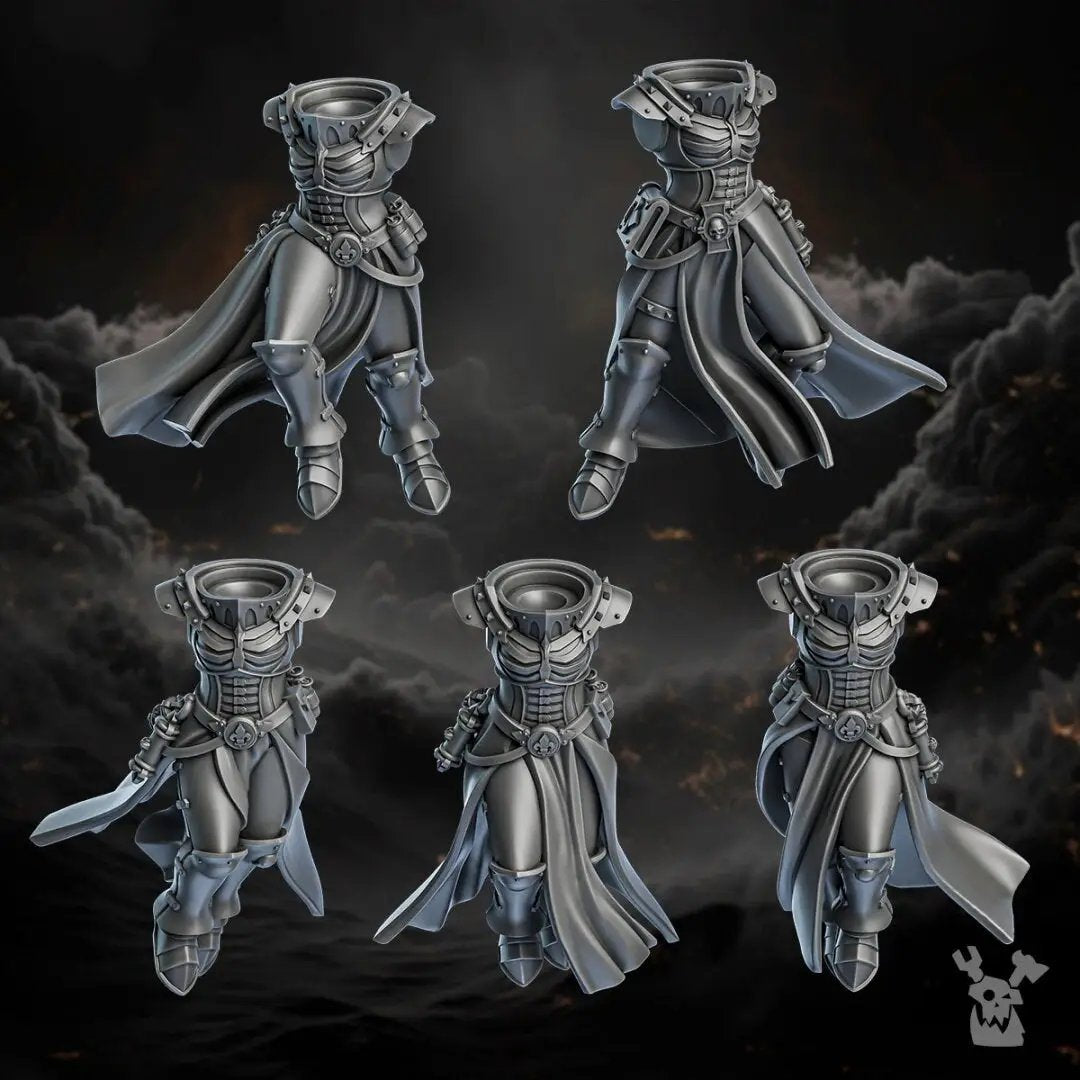 3D printed Retribution Angels build model kit by DakkaDakka Miniatures, featuring detailed angelic figures from Last Hope Miniatures.