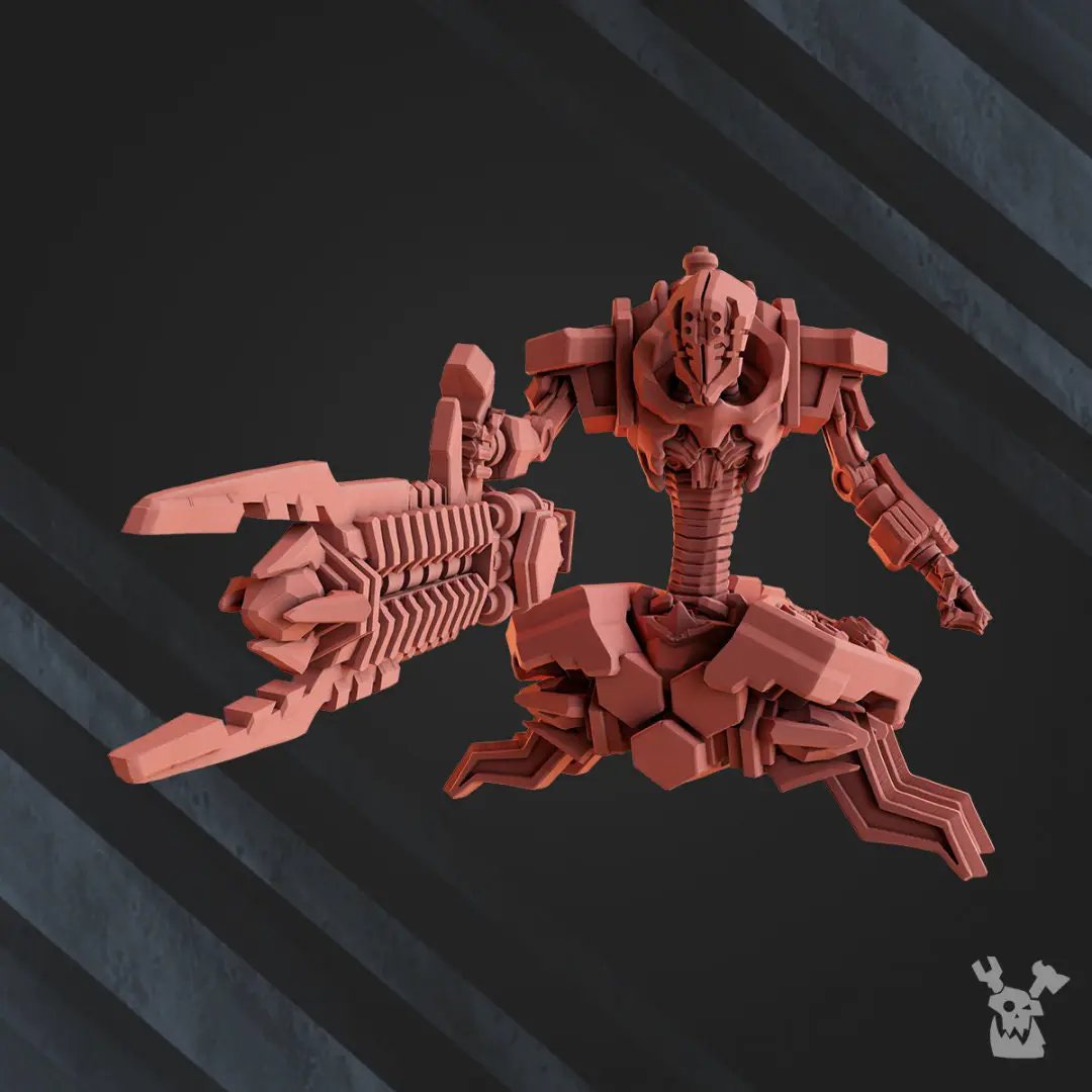 3D printed Robot Legions Annihilator model by Last Hope Miniatures, featuring detailed robotic design from DakkaDakka Miniatures.