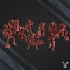 Set of 10 3D printed robot legions infantry models by Last Hope Miniatures for DakkaDakka Miniatures tabletop game.