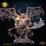 3D printed Rotten Daemon Prince model by Lost Kingdom Miniatures, detailed sculpt with dark, twisted features, designed for tabletop gaming.