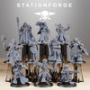 3D printed RoyalGuard Elites model by Last Hope Miniatures, featuring detailed armor and regal design, by StationForge Miniatures.