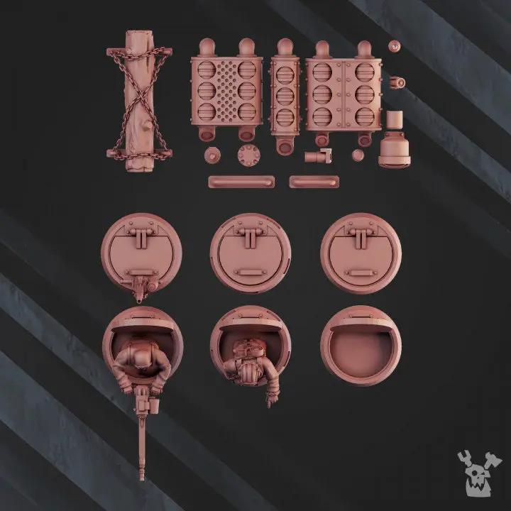 3D printed S-77 Battle Tank model by Last Hope Miniatures, detailed miniature with armored design and weaponry, from DakkaDakka Miniatures.