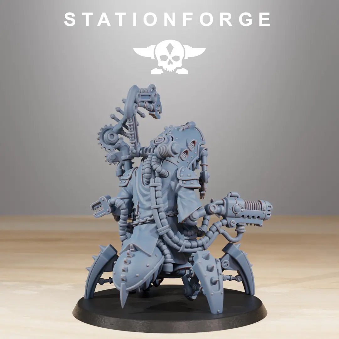 3D printed Scavenger Buglator model by Last Hope Miniatures, detailed miniature figure from StationForge Miniatures collection.