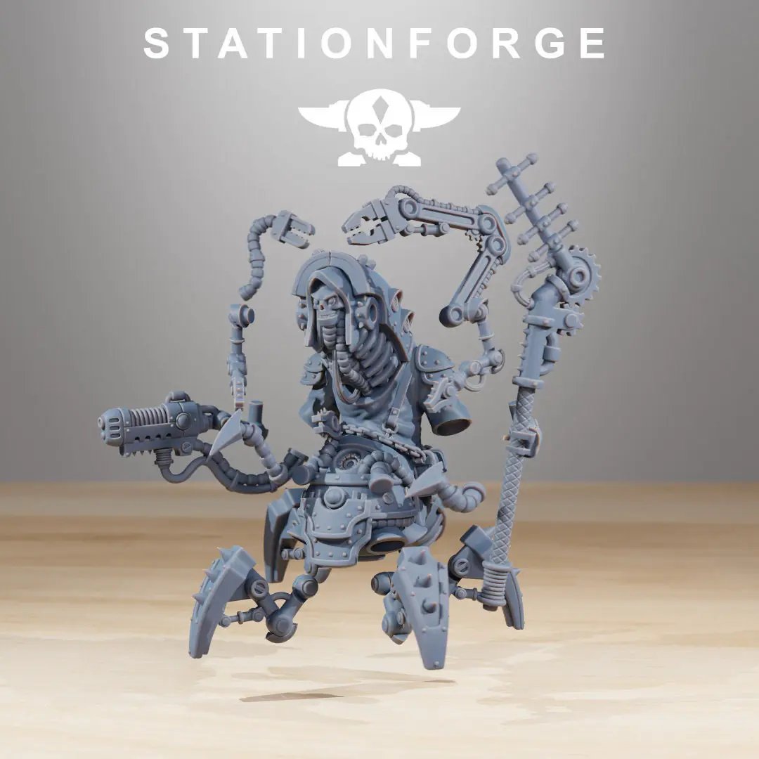 3D printed Scavenger Buglator model by Last Hope Miniatures, featuring detailed insect-like design and intricate textures.