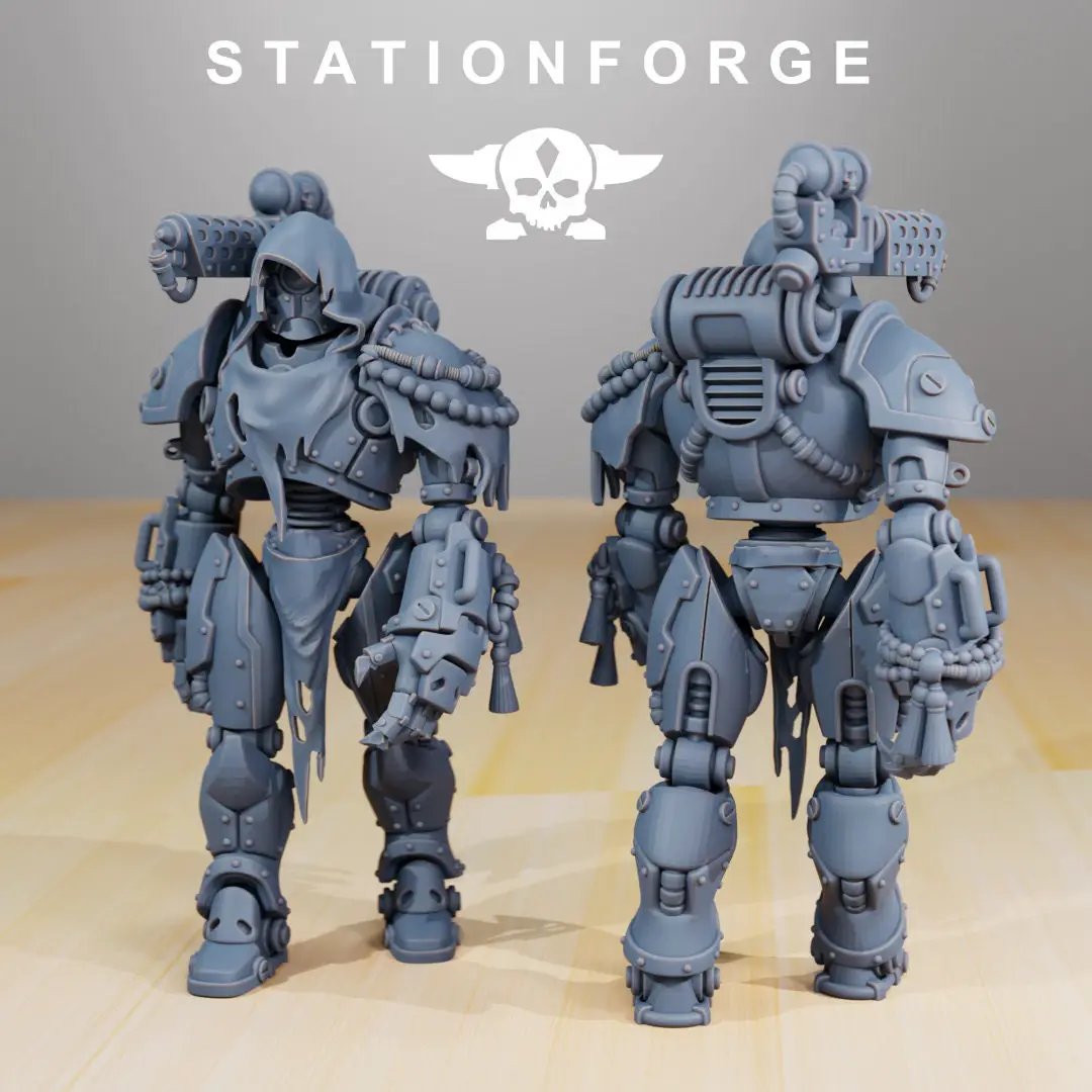 3D printed Scavenger Droitex Mk2 model by Last Hope Miniatures, featuring detailed design and intricate textures.