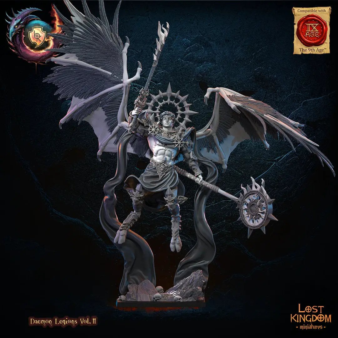 3D printed model of Scourge of Vandara by Lost Kingdom Miniatures, detailed fantasy miniatures from Last Hope Miniatures.
