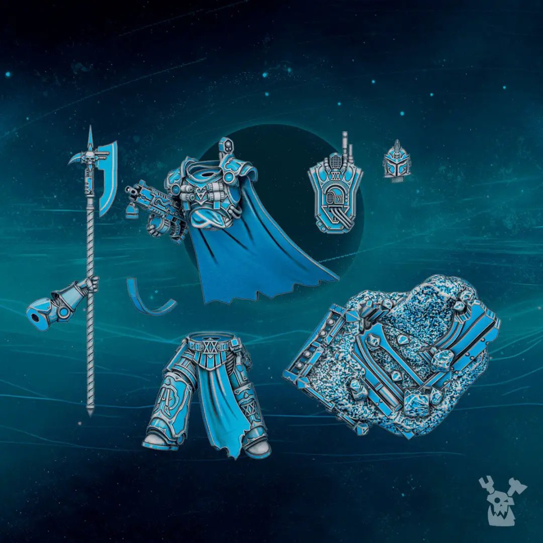 3D printed Scylla Alfarat the First Twin model by Last Hope Miniatures, featuring detailed miniature design from DakkaDakka Miniatures