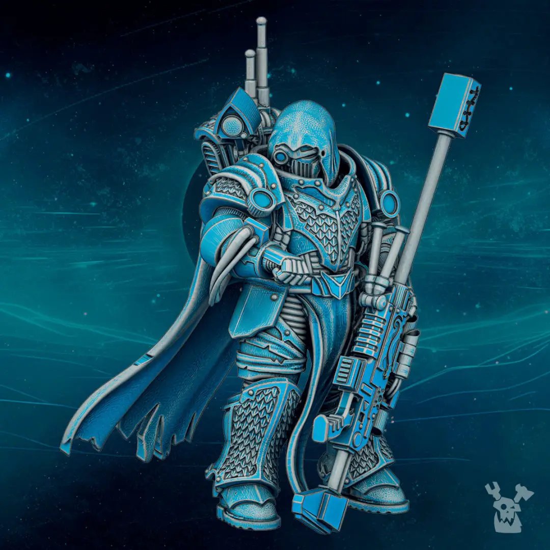 3D printed Scylla Legion Exod the Quiet model by Last Hope Miniatures, detailed figure from DakkaDakka Miniatures collection.