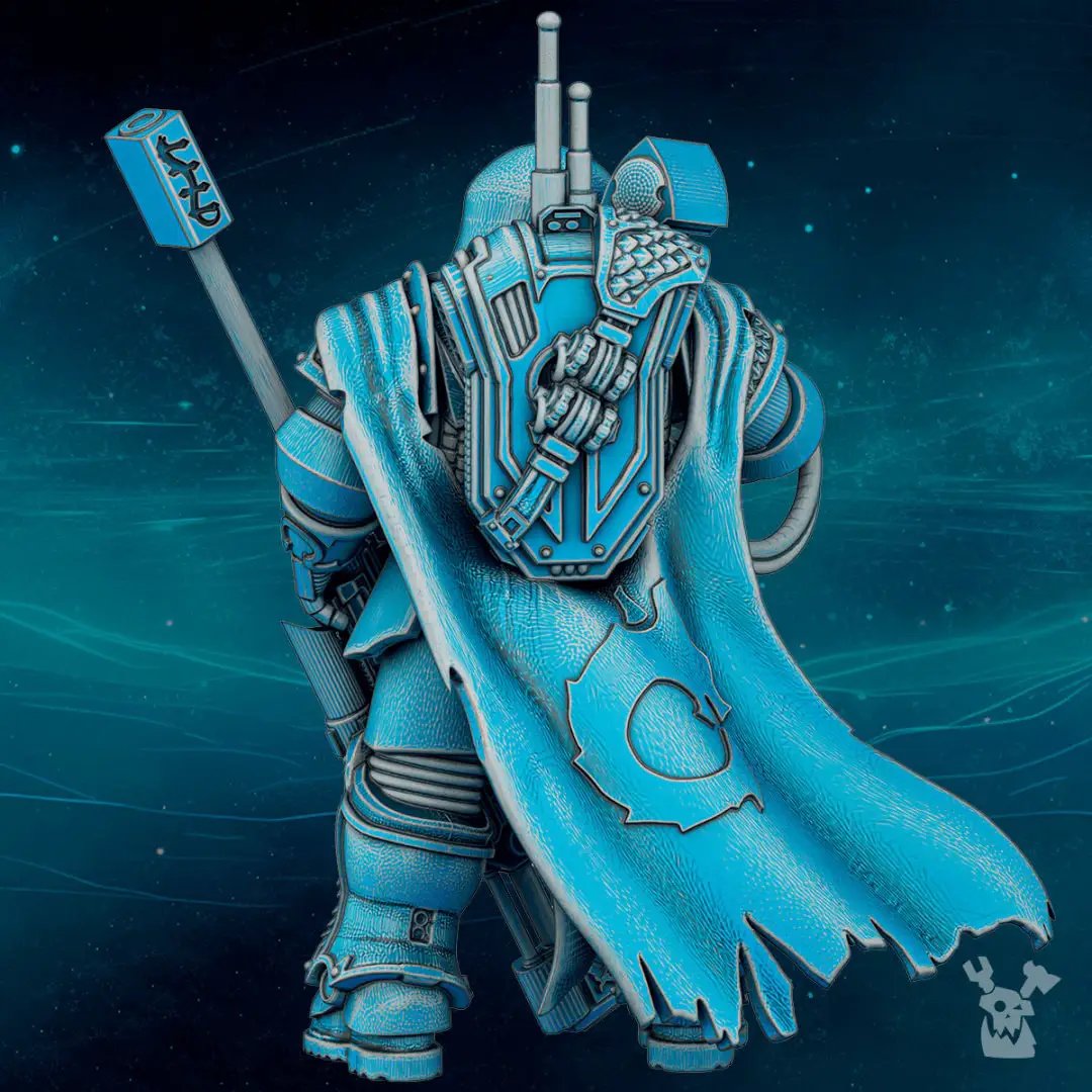 3D printed Scylla Legion Exod the Quiet model by Last Hope Miniatures, detailed miniature figurine from DakkaDakka Miniatures collection