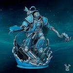 3D printed model of Scylla Legion Nethuns the Tidal Wave by Last Hope Miniatures, featuring detailed oceanic creature design.