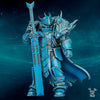 3D printed Scylla Legion Pharacrit Dragonborn model by DakkaDakka Miniatures, detailed fantasy tabletop gaming figure.