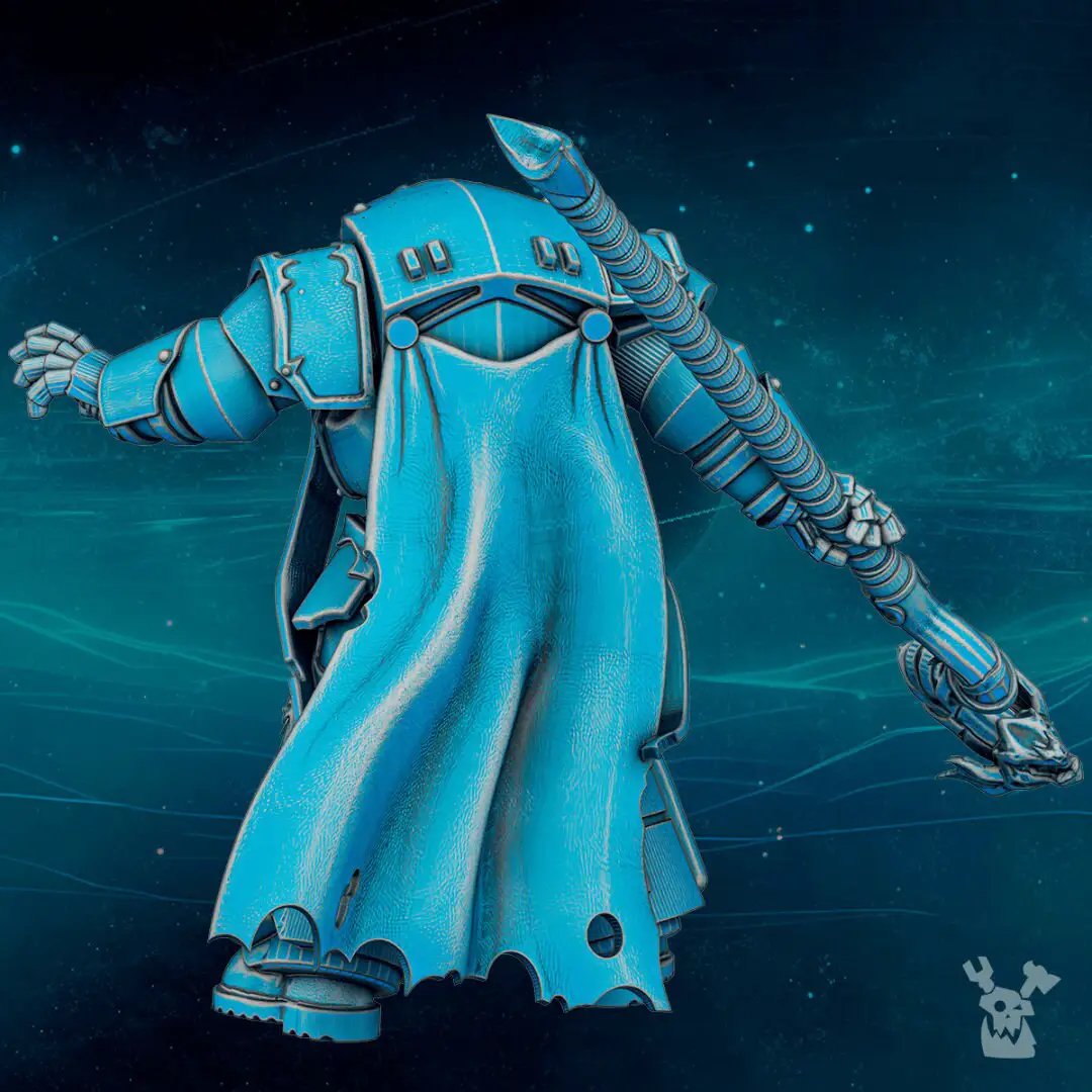3D printed Scylla Legion Viral Bottom Walker model by Last Hope Miniatures, detailed miniature with intricate design features.