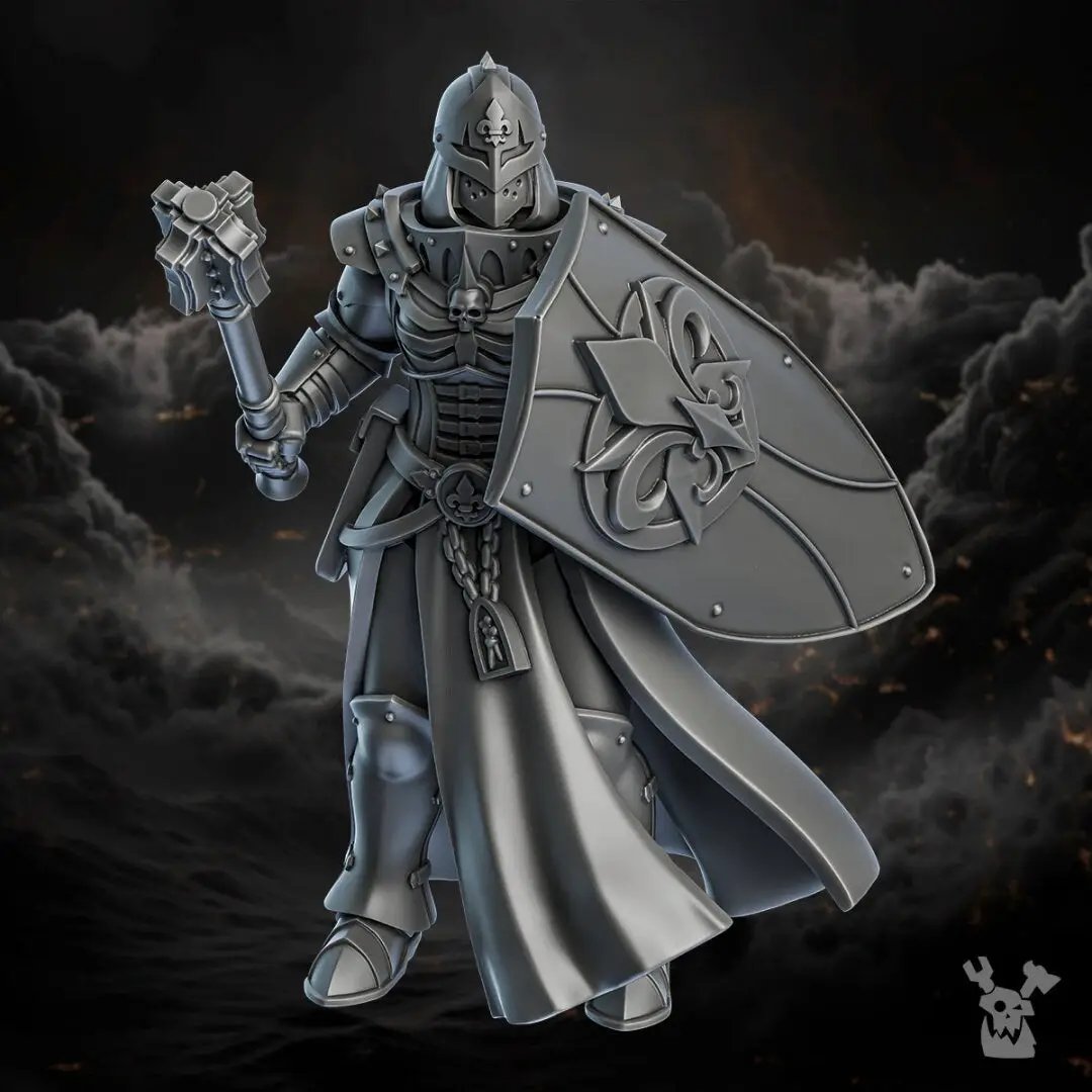 3d printed Sisters of Redemption model by DakkaDakka Miniatures, detailed miniature figure from Last Hope Miniatures collection.