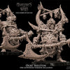 3D printed Skeletal Ogre model by Last Hope Miniatures for Avatars of War, featuring detailed skeletal and ogre features.