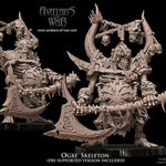 3D printed Skeletal Ogre model by Last Hope Miniatures for Avatars of War, featuring detailed skeletal and ogre features.