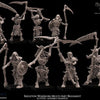 3D printed Skeletal Warriors Regiment model by Last Hope Miniatures, featuring detailed skeletal warrior figures for tabletop gaming.