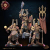 3D printed skull collectors command group model by Lost Kingdom Miniatures, featuring detailed skull-themed miniatures for tabletop gaming.