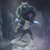 3D printed snow leopard rogue model by Last Hope Miniatures for DM Stash, showing detailed feline figure in neutral pose.