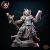 3D printed sorcerer model on Tentadisk by Lost Kingdom Miniatures, designed by Last Hope Miniatures, detailed fantasy figurine.