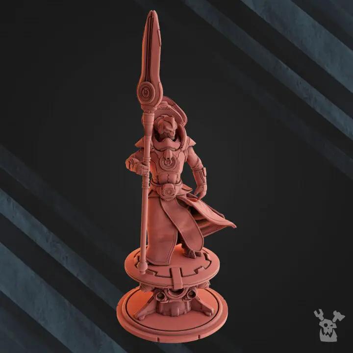 3D printed Spectral model by Last Hope Miniatures, featuring detailed design and intricate textures, created by DakkaDakka.