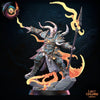 3D printed Supreme Sorcerer of Chaos model by Lost Kingdom Miniatures, detailed fantasy figure from Last Hope Miniatures.