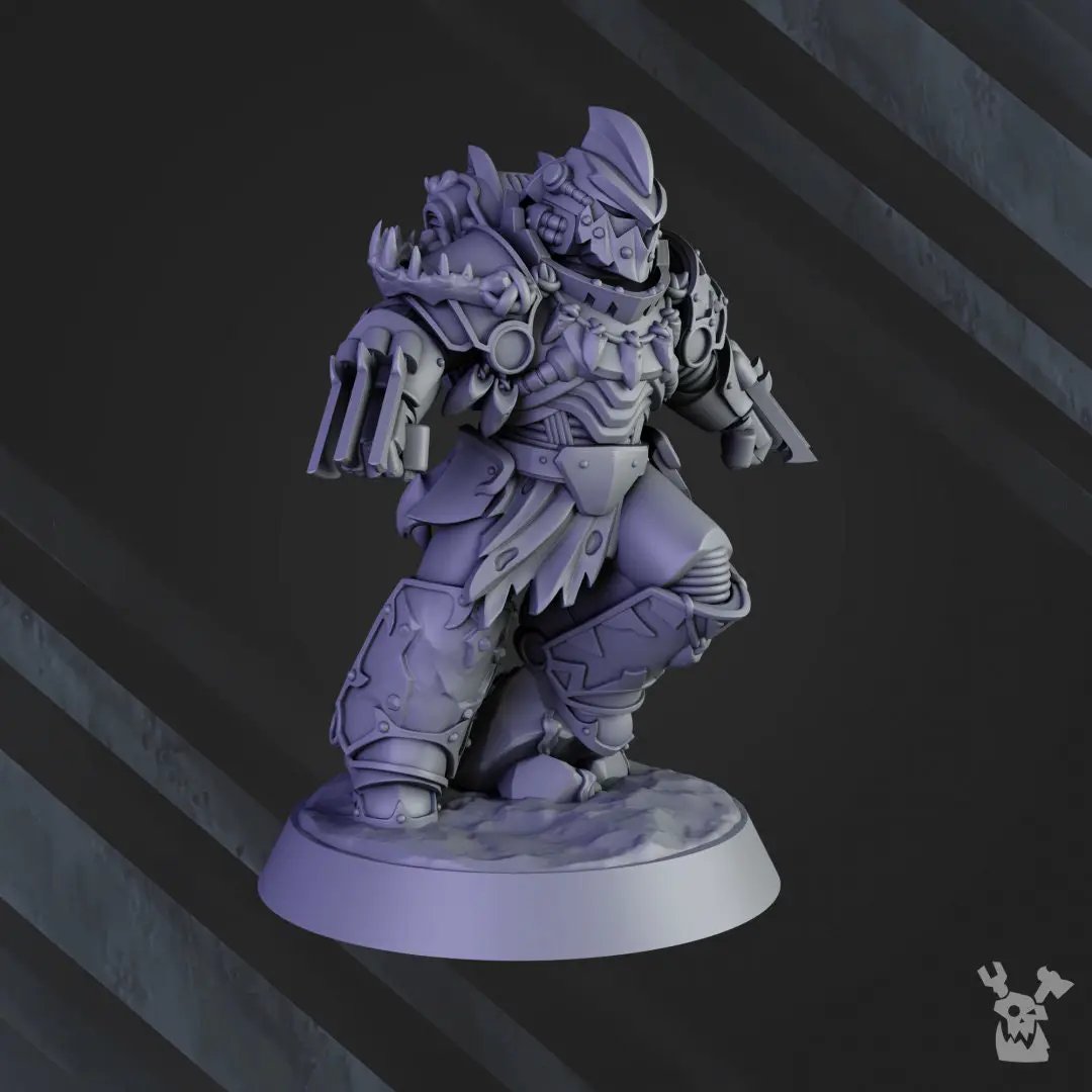 3D-printed Tangaroa the Ocean Beast model by DakkaDakka Miniatures, featuring detailed aquatic creature design from Last Hope Miniatures.