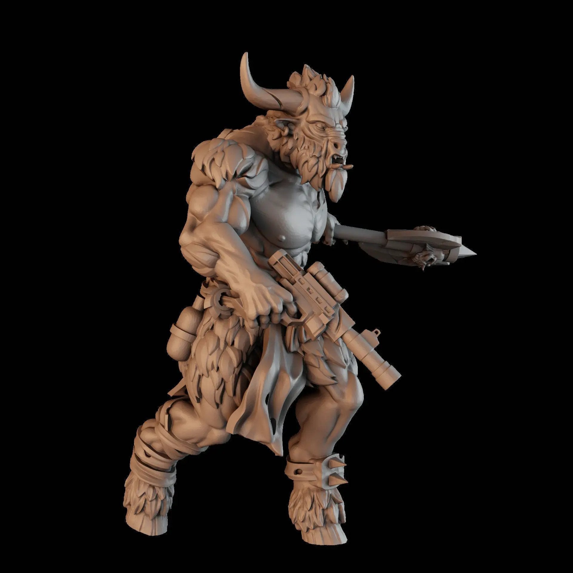 3D printed TechBeasts model by Last Hope Miniatures, featuring intricate mechanical details and detailed textures.